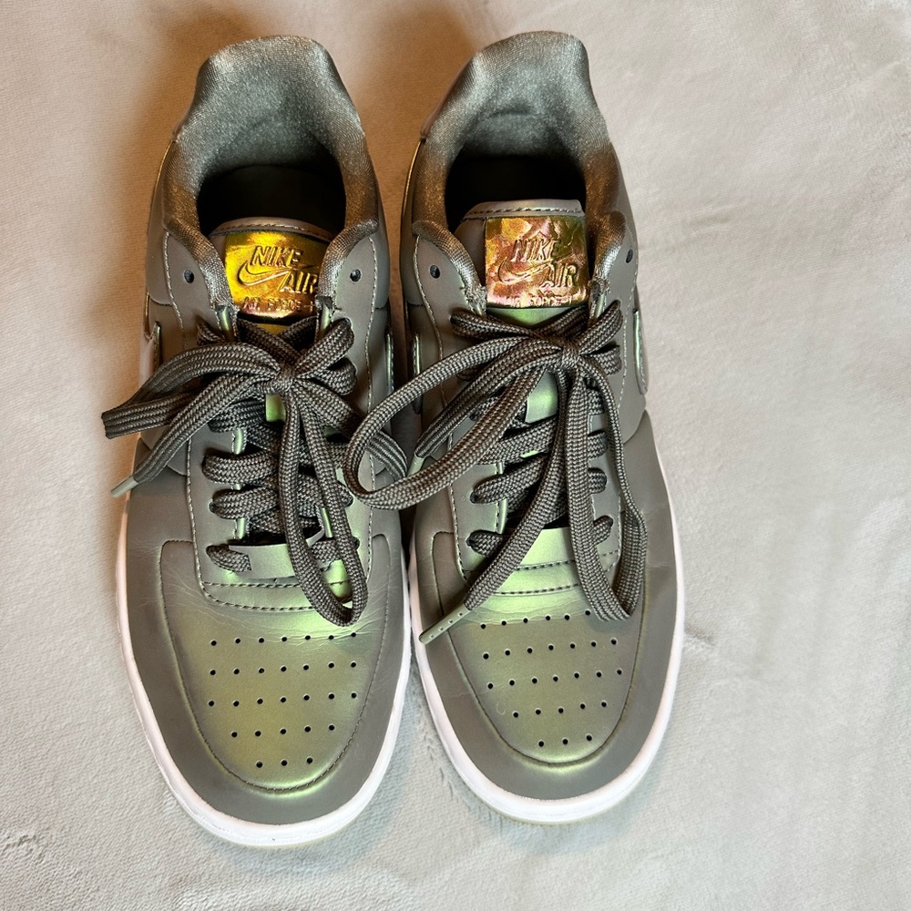 Nike Women’s Iridescent Air Force 1’s